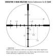 VORTEX CROSSFIRE II  4-12X44 | Dead-Hold BDC (MOA) szálkereszt  | 1 inches (2.54 cm) tubus