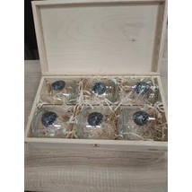 Jägerglass whiskys pohár készlet díszdobozban