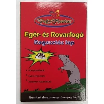 Egér-és rovarfogó lap